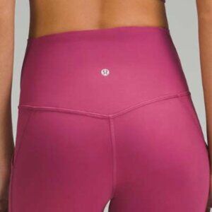 NWT LULULEMON ALIGN BIKE SHORTS 4” high rise WASHED MAUVE Gorgeous Rare Perfect